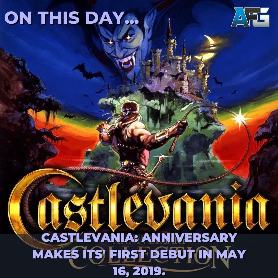 ArchForgeGaming's tweet photo. Although this anniversary collection was released 2 years ago today, "Castlevania" was originally released in Japan in September 1986! What a classic! #Castlevania #gaming #GamersUnite https://t.co/SF3vyDWb8f