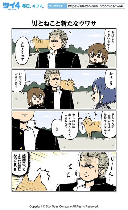 【男とねこと新たなウワサ】大沖『こわい男とへんなねこ』 https://t.co/AfeyYCPSHj #ツイ4 