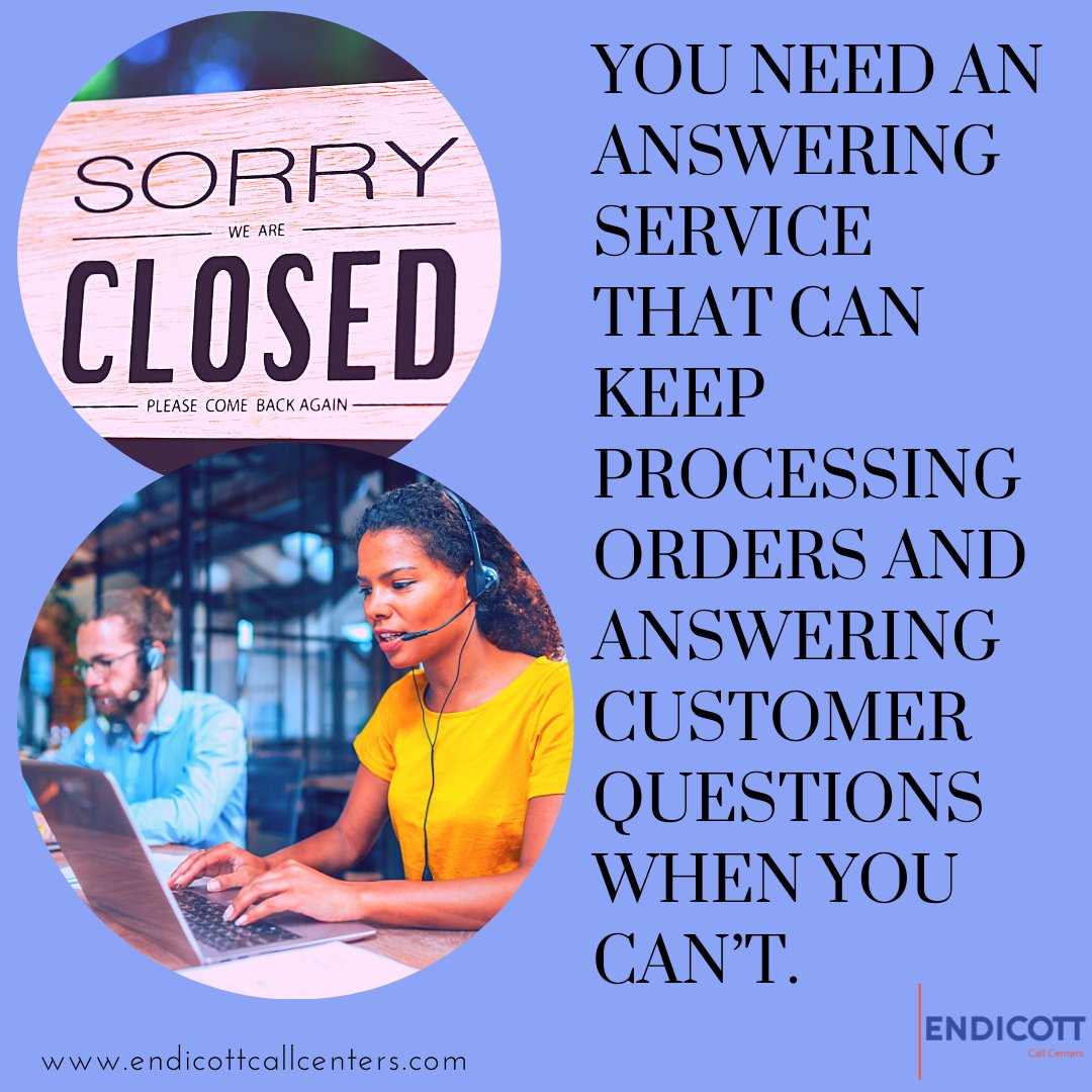 EndicottComm's tweet photo. Never miss another business opportunity! Visit https://t.co/UzEDXNqGbb today!

#Endicott #emergencydispatch #answeringservices #virtualassistant #callcentersolutions #HIPAAcompliant #medical #healthcare #livechat #technology #callcenter #customerservice #customerexperience #bpo https://t.co/ctfXcTsdHx
