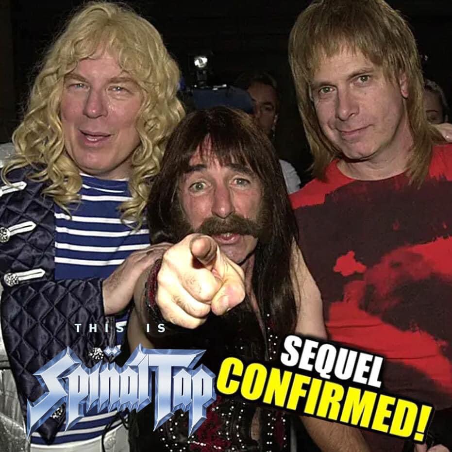 ChrisDavey's tweet photo. BREAKING: Sources report there will be a sequel to This Is Spinal Tap. #TheseGoto11 @MJMcKean @robreiner @thermoware https://t.co/5sEfz43b18