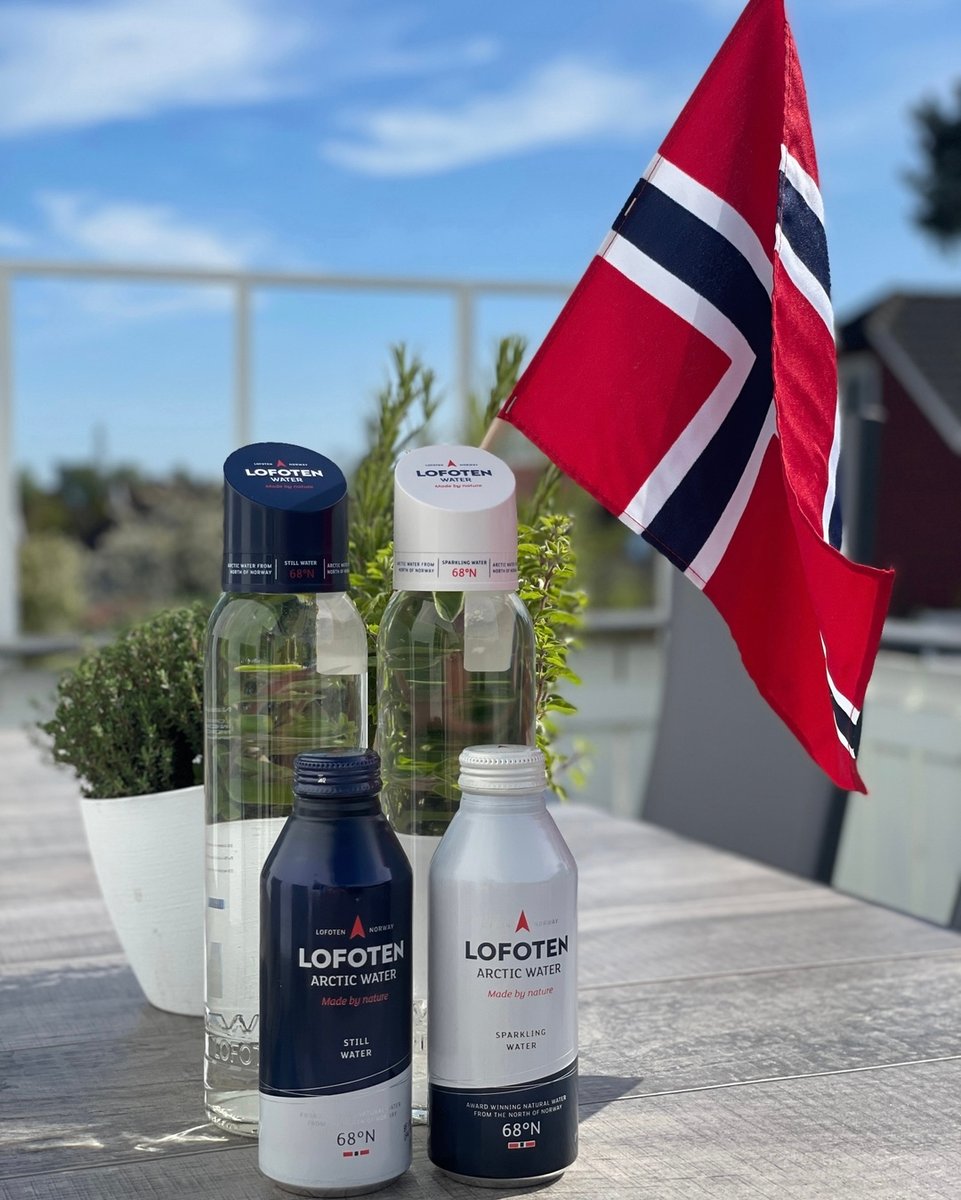 LofotenW's tweet photo. Tomorrow we celebrate Norways Constitution Day, 17 of May! 🇳🇴🇳🇴
Remember to stay hydrated  during the celebrations
💧♻️💧 

________________________________________________
 #lofotenarcticwater #norwegiandesign #aluminiumbottle #finewater #sustainable #r https://t.co/kHXf8Hcm2N