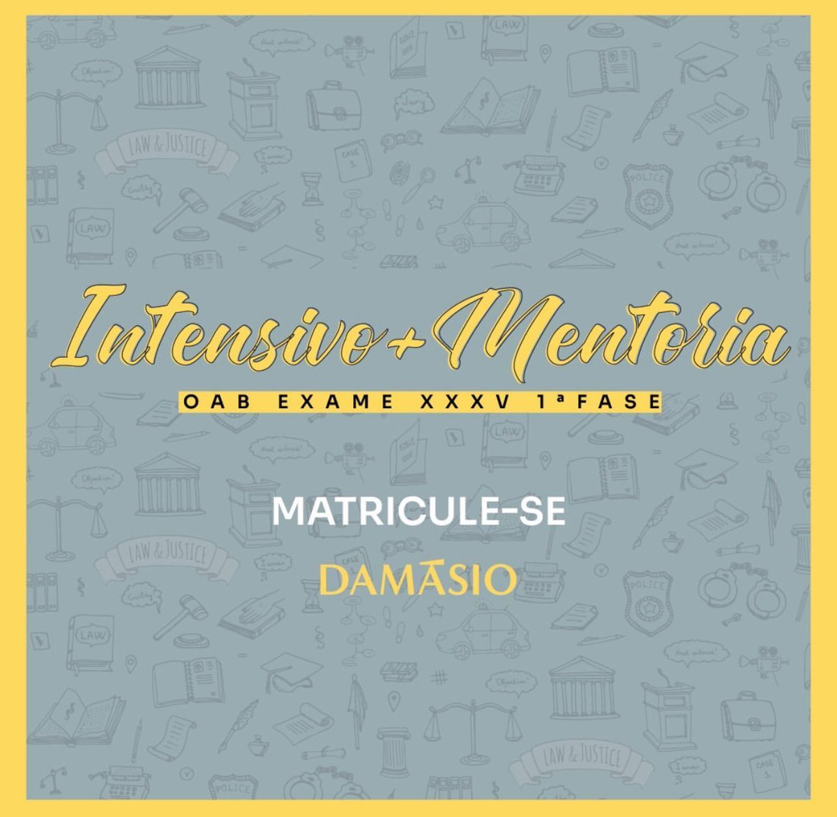 OAB 1ª FASE
OAB 2ª FASE

| Mais de 50 anos marcados por um alto índice de aprovação na OAB
| 100% online

 DAMÁSIO BRUSQUE
  (47) 3355-1511 (WhatsApp)
#damasiobrusque #concurso #oab #examedeordem #direito #juridico #novatrento #guabiruba #botuvera #saojoaobatista