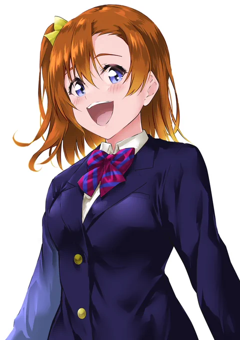 落書きを塗ってみたシリーズ穂乃果。 