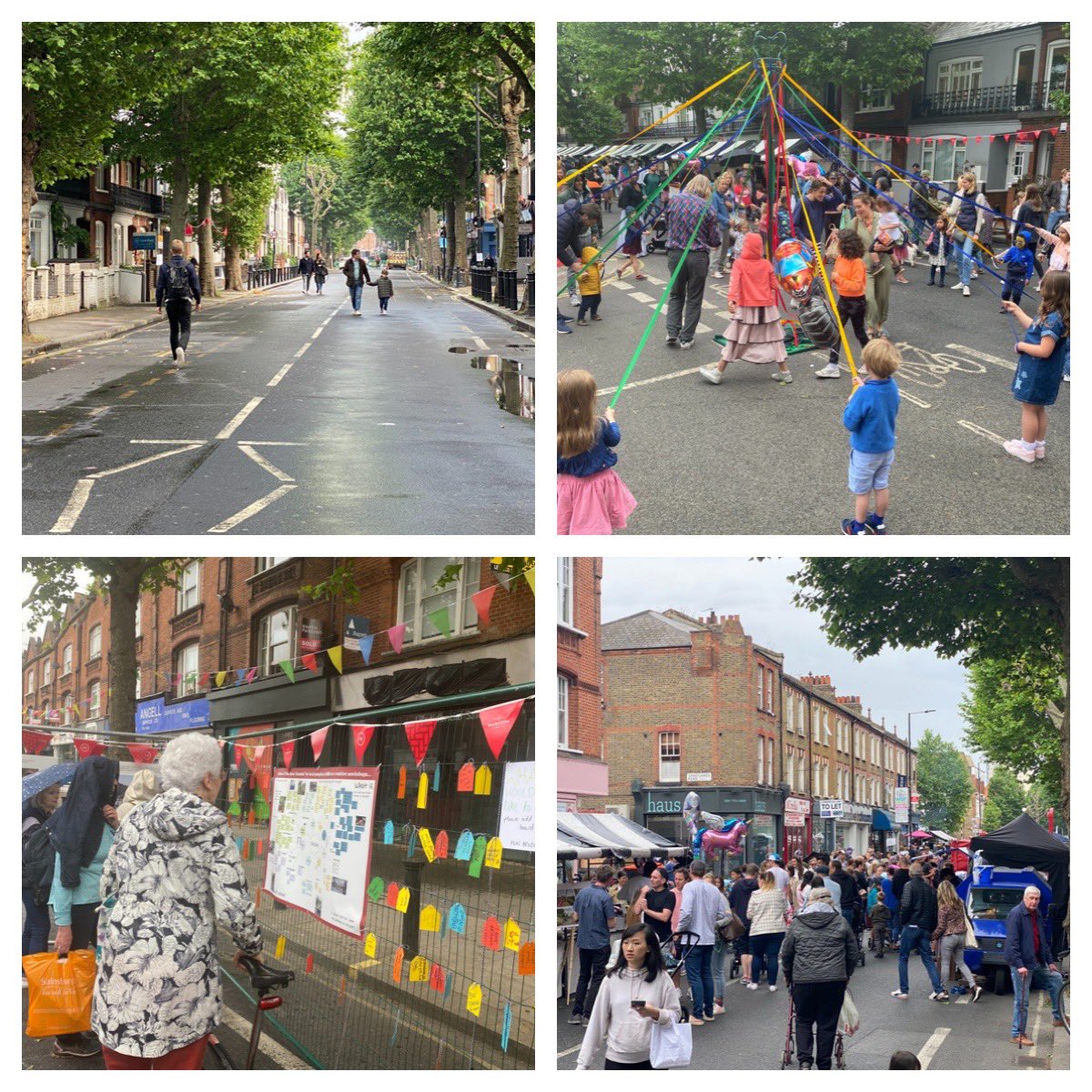 NatalieDLindsay's tweet photo. Thanks. A few more photos to inspire…. & quote of the day “I never knew this road was so beautiful or had so many shops! I usually avoid it because of the traffic “. Pretty obvious what solution for High Street Regeneration is 😜. #wbrSpringFayre #leap #lbhf #SadiqKhan https://t.co/AhuDGSyBmw