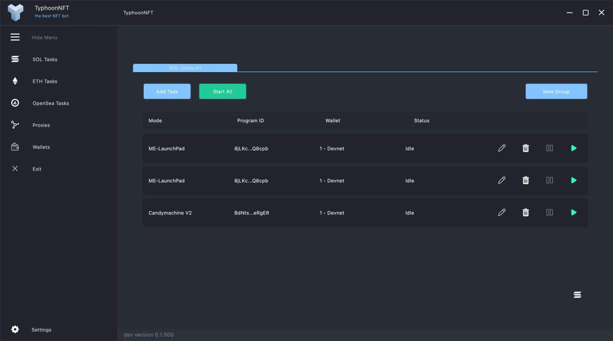 Supporting everything you need! 

Thats why we are giving away 5 x <a href="/TyphoonNFT/">TyphoonNFT</a> FREE beta keys!

- Retweet, Like &amp; Follow.

[24 hours🎉]