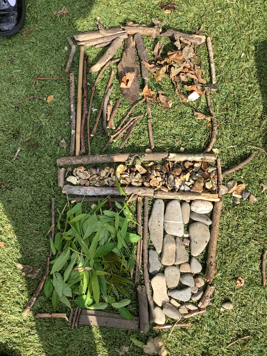 MissThomas1234's tweet photo. I was amazed at the natural art Year 1 created today in art club. We also planted our wild flowers in the flower pots we decorated last week. @LanghoStLeonard https://t.co/SLl1pYjzeT