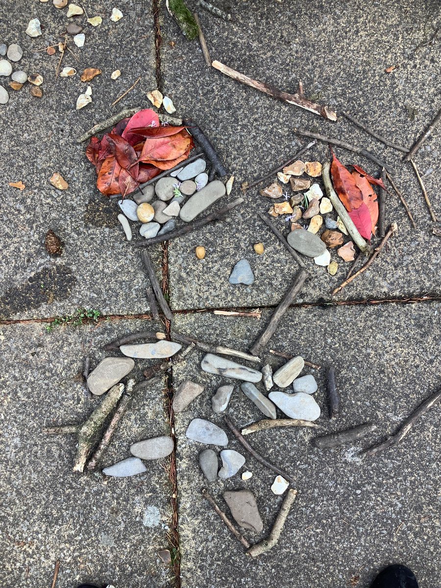 MissThomas1234's tweet photo. I was amazed at the natural art Year 1 created today in art club. We also planted our wild flowers in the flower pots we decorated last week. @LanghoStLeonard https://t.co/SLl1pYjzeT