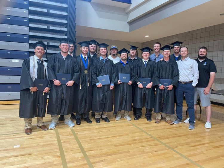 Congrats to this tremendous group of Graduates! Thank you for all you’ve done to elevate <a href="/BlueboyBaseball/">Illinois College Baseball</a> during your time here!