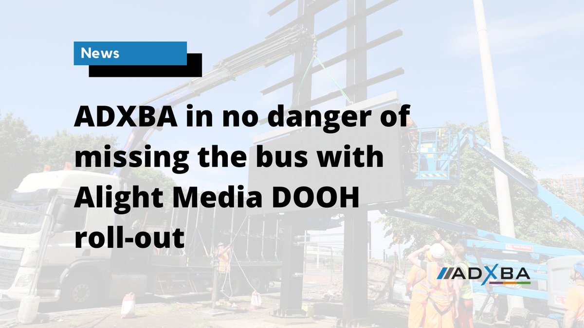 ADXBA's tweet photo. Here at ADXBA, we provide complete solutions that make use of every aspect of our expertise in #DOOH, which is why we're delighted to be partnering with @AlightMediaUK! Find out more about the work we've been doing: https://t.co/ZJkuUHHT7z 

#avtweeps #ProAV #digitalsignage https://t.co/IbKUdHSXvo