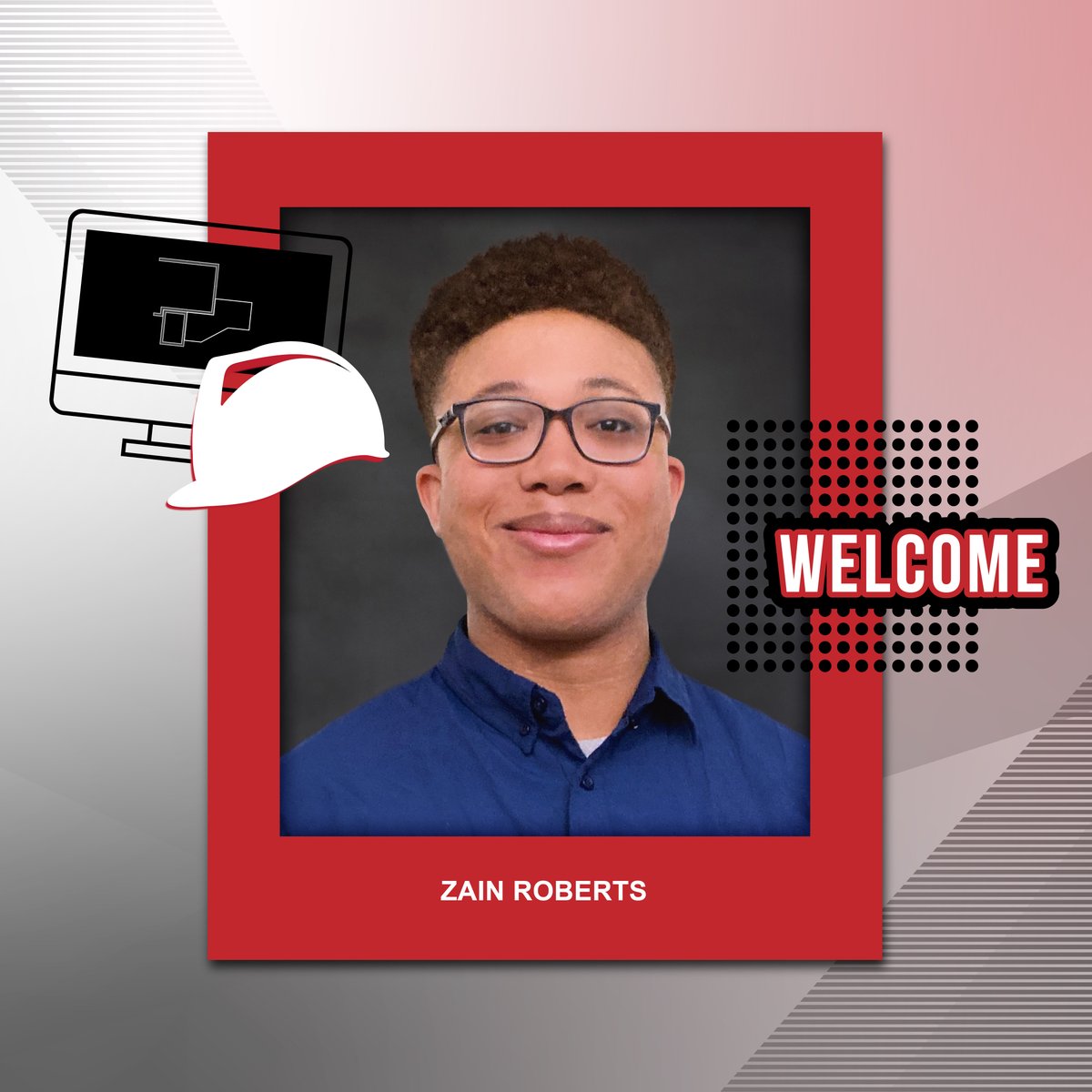 BarryIsettAssoc's tweet photo. Please join us in offering a warm welcome to Zain Roberts, new to our  Construction Materials Testing #team. Zain graduates from Lehigh Carbon Community College -- today! -- with a degree in Construction Management. Congratulations and #welcometoIsett! #workingatIsett https://t.co/kATjvlBZm9