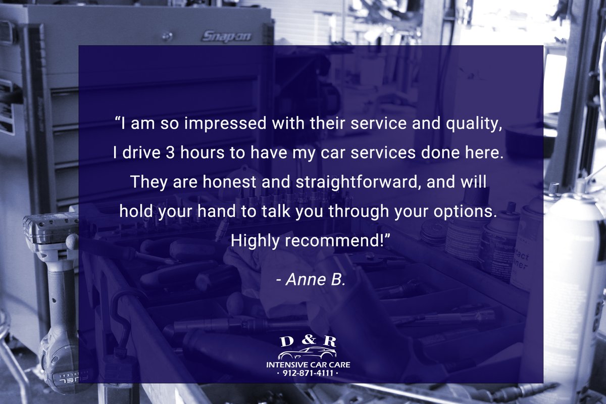 dandrcarcare2's tweet photo. Hearing from you always makes our day! Thanks Anne, for this great review. We truly appreciate your loyalty 💙 For your next visit our complimentary coffee bar will be waiting for you. ☕️

#review #autorepairstatesboro #carcare #carmaintenance #statesboroga #borostrong https://t.co/gL4Lc3eoI3
