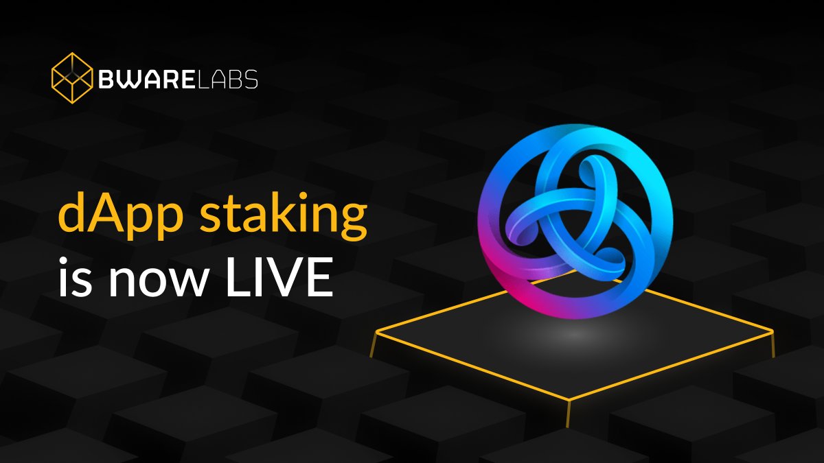 AlchemyVLDT's tweet photo. 💰 It's TIME to STAKE!

We have officially been accepted into @AstarNetwork's Builder's Program AND you can now stake $ASTR on Bware Labs dApp as part of Astar's #Build2Earn initiative! 🌟🚀

Delegate here: https://t.co/lSR5dNrBEE

Learn how dApp staking works &amp; how to begin👇🔗 https://t.co/mzYaC7DHPq