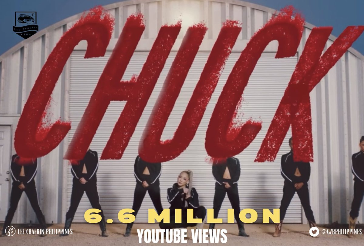 GZBPhilippines's tweet photo. CL's CHUCK MV now has 6.6 Million Views on Youtube!
Keep on streaming GZBz!
Check the MV here:
https://t.co/4Xr5ypHQ4D
#ChuckMVOut #CL @chaelinCL https://t.co/WcovlotoUz
