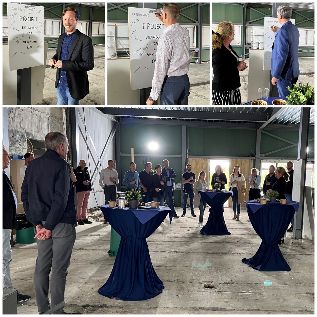 Afgelopen vrijdag 13 mei vierden we het hoog(s)te punt van de nieuwbouw voor de centrale sterilisatieafdeling (CSA) van Tjongerschans. In 2023 verhuist de CSA naar de nieuwe locatie binnen het ziekenhuis. Lees: bit.ly/3wsumQV
#goedezorgraaktonsallemaal #tjongerschans