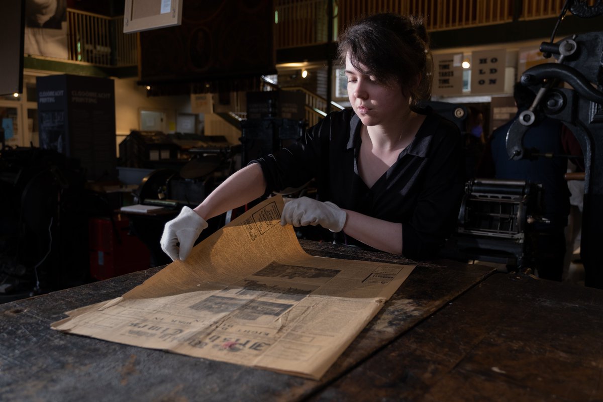 NatPrintMuseum's tweet photo. We are happy to announce the launch of our #OpentheArchives week at the National Print Museum!
Over the coming days, we will share some of the carefully selected pieces from our archive - chosen by MA student Katie Breen @ucddublin https://t.co/g2de3GZK8E