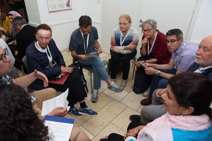 This morning, participants in our Shared Living Seminar had a great ‘speed-dating’ session with some of the incredible leaders of organizations in the #Jerusalem Tolerance Coalition, and our Shared Living Hub.