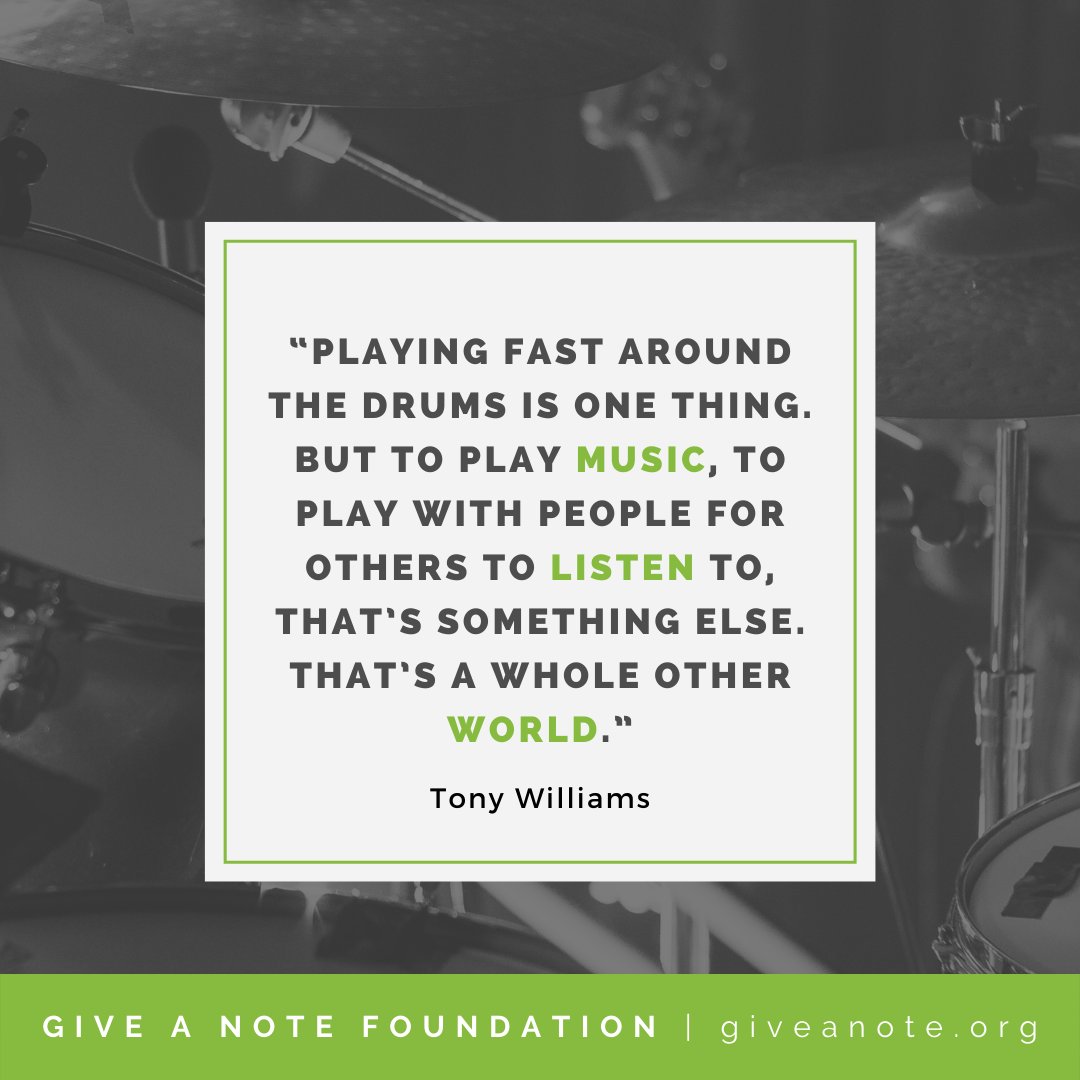 Students playing music together find a joy like no other! 🎶🥁  #MondayMotivation #InternationalDrumMonth #TonyWilliams