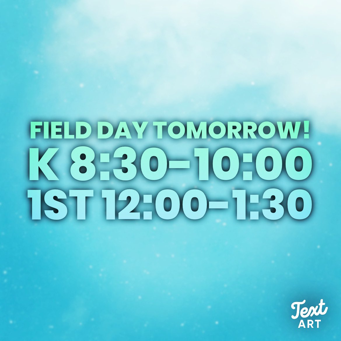 lottselementary's tweet photo. Field day for Kindergarten and 1st grade is tomorrow! #raindate #allottselementary #lottspta #fieldday @lotts_pta https://t.co/Hx09J7IMvK