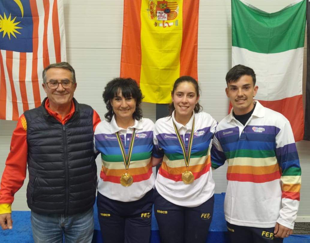 España Campeona del Mundo 2022 en Dupleta Femenina.