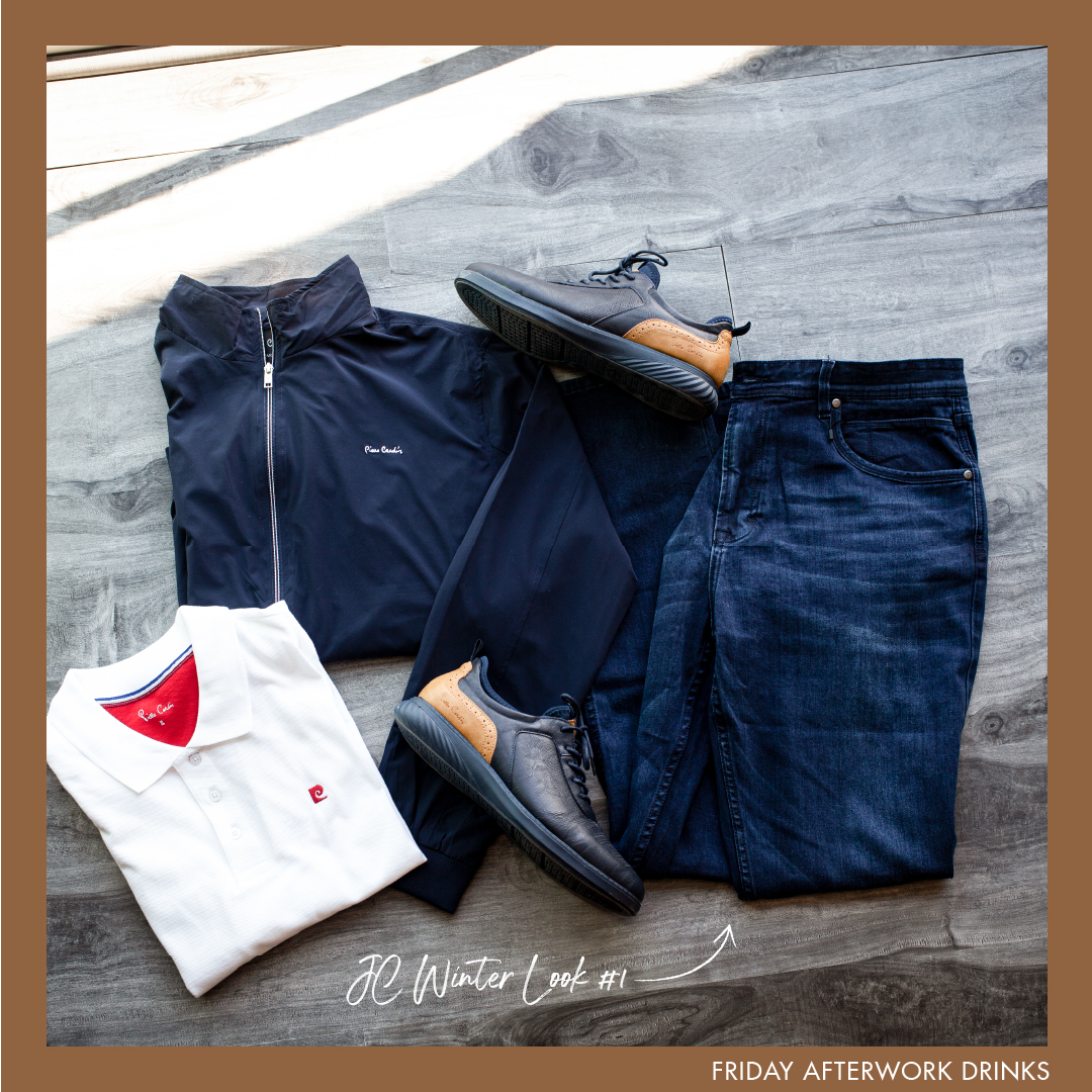 JohnCraigSA's tweet photo. Get the JC Winter Look #1 - "Friday Afterwork Drinks"

This winter look is a classic combination of carefully selected layers, comfort and class.
Find out more and shop the look: https://t.co/sdb4QXWRGo

#GettheJClook #Winterswag #ManathisBest https://t.co/jf4wixYX1y
