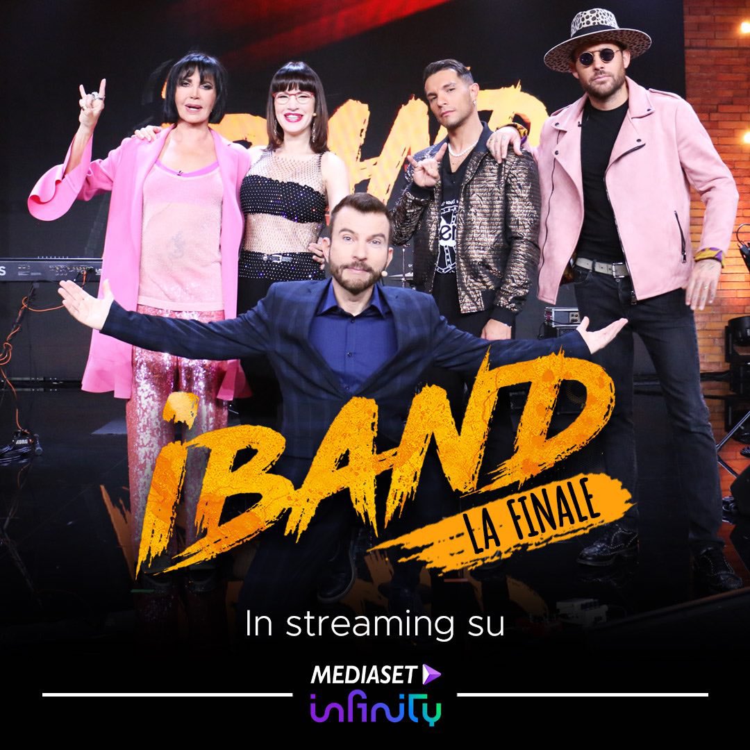 MedInfinityIT's tweet photo. La Finale di #IBand ti aspetta gratis in streaming! Che aspetti? Corri su Mediaset Infinity 💥 https://t.co/TimsXJM7WD