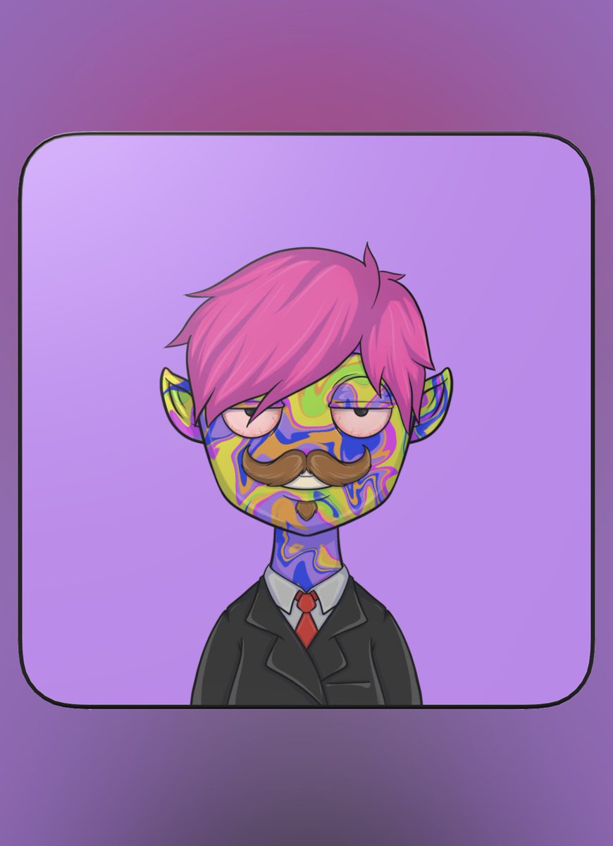 Won this <a href="/AWA_NFT/">Ⱥlgo Weird Ⱥxel</a> this weekend from <a href="/TrokVictor/">VictorTrok.algo</a>
 sweet stache on this guy!