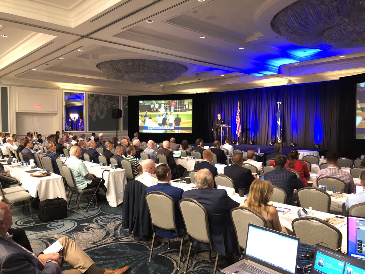 NatlClubAssn's tweet photo. The largest National Club Conference in history is underway with (in)famous baseball owner Mike Veeck delivering the important message that it’s okay to fail … if you learn from it. #ClubConf22 https://t.co/B8HW2BQ3i6