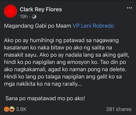 pinkonionph's tweet photo. Hindi po ako satisfied sa public apology. Gusto ko po talaga makulong ito. https://t.co/8OZUpKWF5e