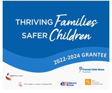 We are excited share that we were recently awarded $60,000 by Prevent Child Abuse America to Support Primary Prevention Efforts as Part of the Thriving Families, Safer Children effort!
Thank you to @preventchildabuseamerica and funding partner @KelloggFoundation