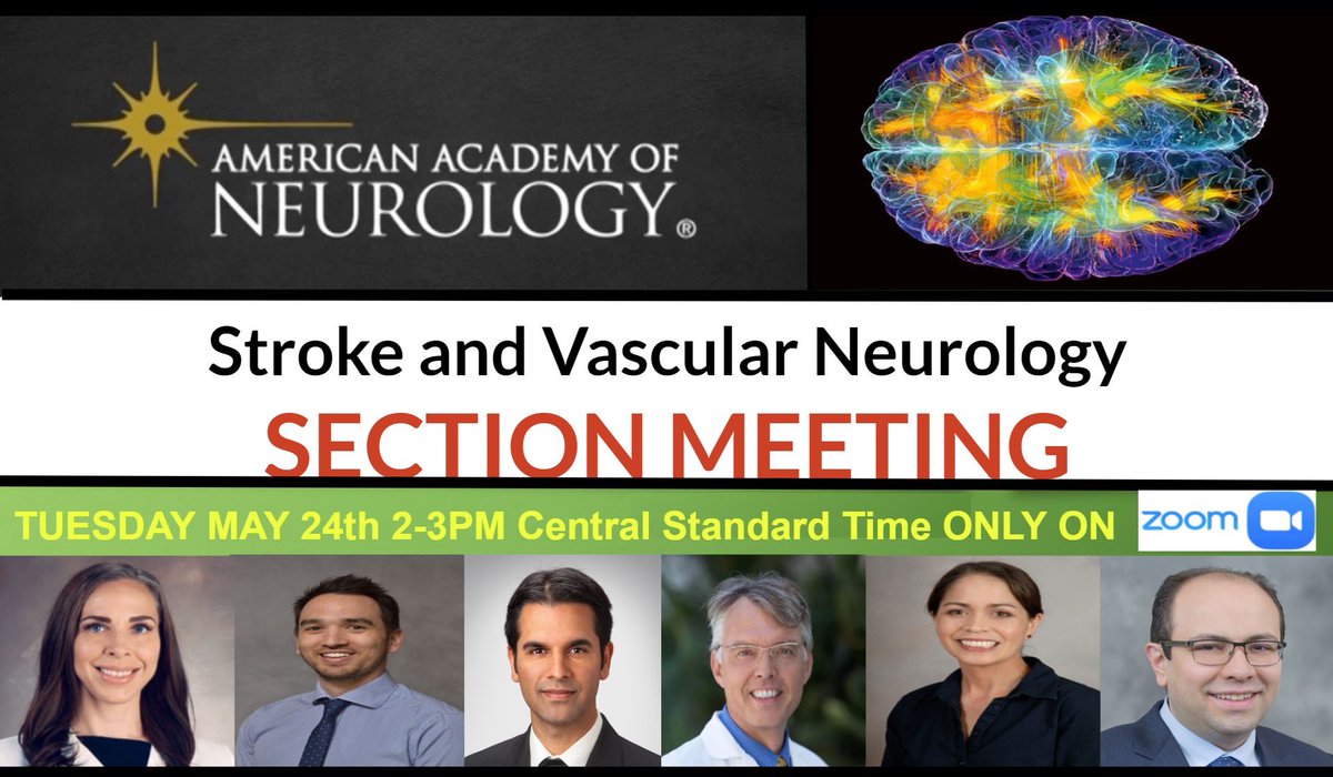 YoungNIR (@youngnir) on Twitter photo 🗓 Don't miss @AANMember “Stroke/Vascular Neurology Section Meeting" at 2PM CST MAY 24
Section Chair <a href="/AshuPJadhav/">AshuJadhav</a>
TOPICS TO BE DISCUSSED
✅Converting from TPA➡️TNK
🚑Mobile Stroke Units
📺Telestroke
🔺Clinical Trial Enrollment
Register HERE➡
bit.ly/3wsrtj3 🗓 Don't miss @AANMember “Stroke/Vascular Neurology Section Meeting" at 2PM CST MAY 24
Section Chair <a href="/AshuPJadhav/">AshuJadhav</a>
TOPICS TO BE DISCUSSED
✅Converting from TPA➡️TNK
🚑Mobile Stroke Units
📺Telestroke
🔺Clinical Trial Enrollment
Register HERE➡
bit.ly/3wsrtj3