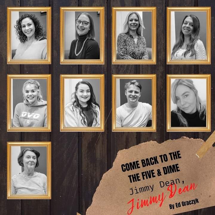 The fantastic cast of "Come Back to the 5 and Dime Jimmy Dean, Jimmy Dean" one week to go at <a href="/Gallery_Studio1/">The Gallery Studio Theatre</a> with <a href="/GalleryPlayers1/">The Gallery Players</a>  
Book your tickets now! gallerystudiotheatre.co.uk/book-tickets
#theatre #Ipswich #thegalleryplayers #show #actor #writer
