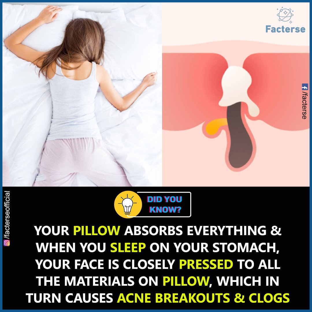 thefacterse's tweet photo. What causes #acne ?
Check the #tweet to know about it and it's #causes.
#facterse #pimple #Breakout #SleepyFetish #Pillow #Facts #Fact #furry #FactsMatter https://t.co/Yf0OZVLrhZ