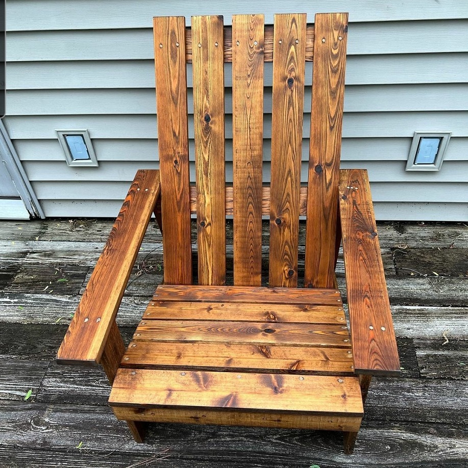 DIY Adirondack Chair Build: youtu.be/6APqJv-pWHQ