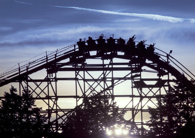 Morning fine folks, it’s May 16th! Let’s go to Canada! 🇨🇦 For the country’s oldest roller coaster - Coaster! The Coaster opened in 1958, and despite only being 75ft. high, if you like crazy buzz bars airtime, make a trip to Vancouver to experience this classic! (📸<a href="/PNE_Playland/">PNE Fair / Playland</a>)