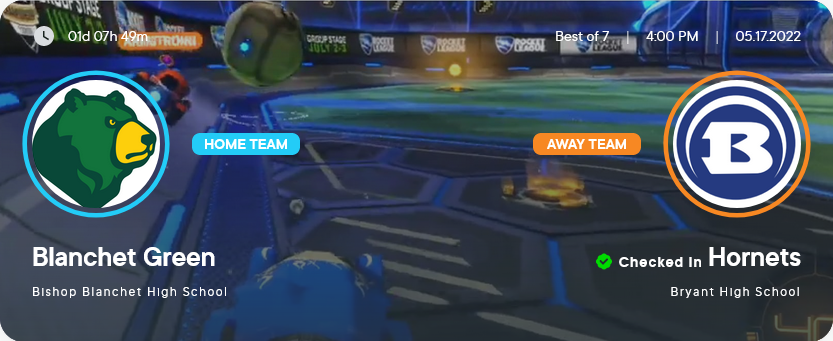 We're not quite done yet!

Our Rocket League team has been invited to participate in the PlayVS Cup, where the best high school teams in the country will compete for $50,000 in scholarships.

The first round starts tomorrow, where we'll play the Pacific Region champions.