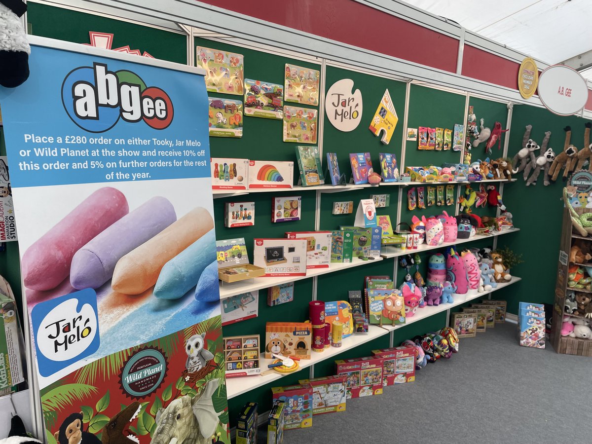 ABGeeLtd's tweet photo. We're all set up for the @ToymasterLtd Show tomorrow! Very much looking forward to see you all! #Toymaster #ToymasterShow #Mayshow #Exhibition #Toydistributor https://t.co/ZutxTvaUJY