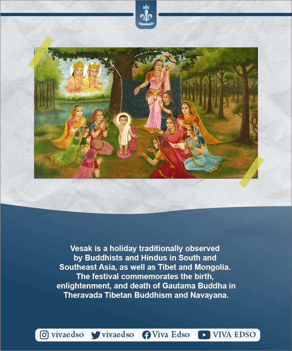 [ VESAK DAY ]
Happy Vesak Day to all those who celebrate this holy day🙏🏻

May this holy day bring you peace and may the thoughts of Buddha always enlighten your life!
——
#VIVAEDSO 
#KABINETPRAKARSA 
#BANGGAVOKASI