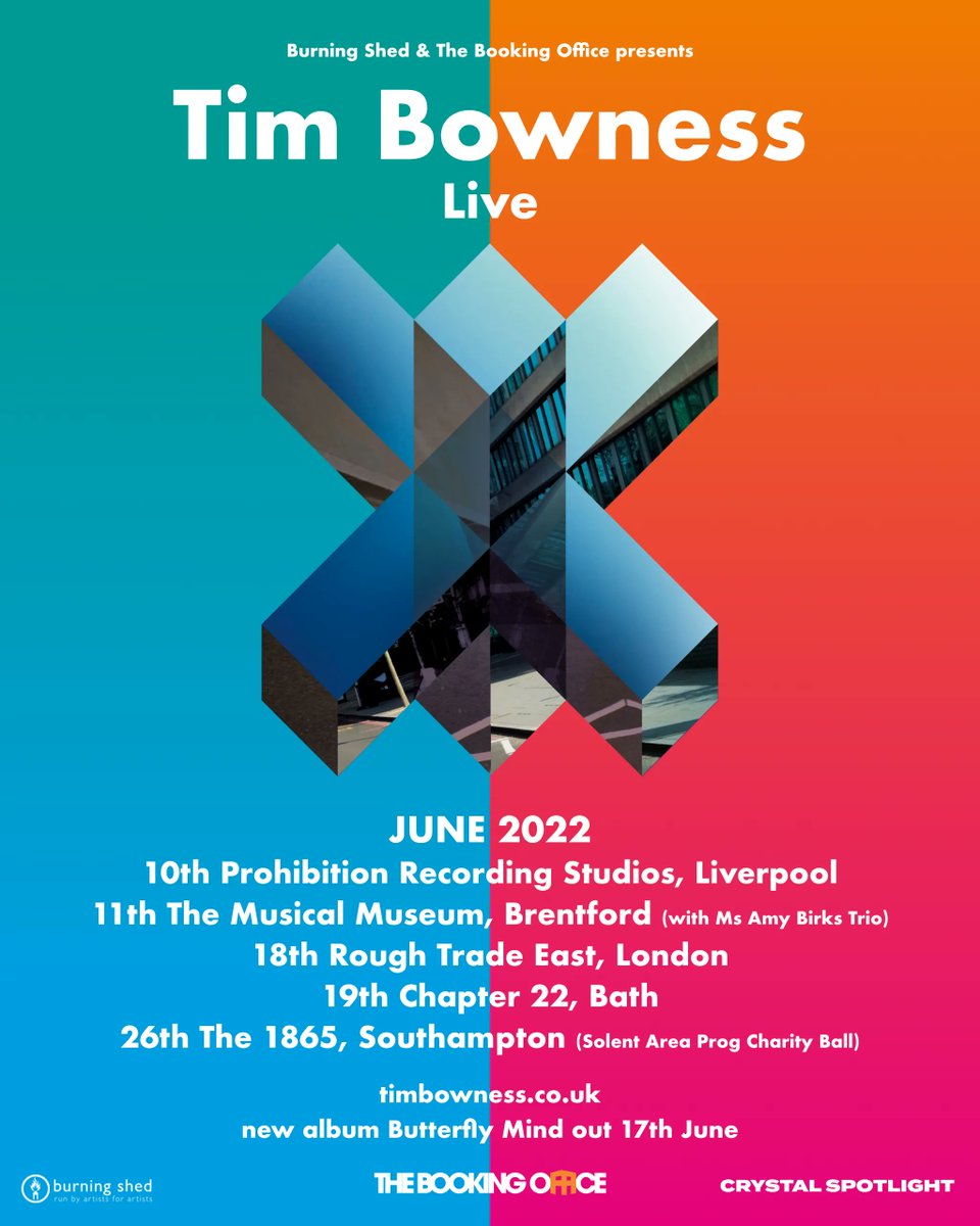 TheMerchDesk's tweet photo. Tim Bowness Live at some quirky and interesting venues. There's a very limited number of tickets available via the links on https://t.co/ChaF8gyb8w https://t.co/H1etCEfJka