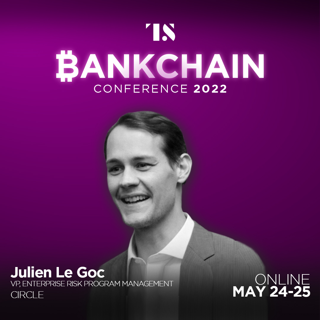 tearsheetco's tweet photo. Julien Le Goc, VP Enterprise Risk Management at
@circlepay would be joining us at the #TSBankchain2022 conference to talk about #stablecoins and the future of banking.
Join us on May 24-25 and get your free ticket here: https://t.co/2lHyEiW2db
#cryptocurrency #cryptotrading https://t.co/M0JXkWs4ol
