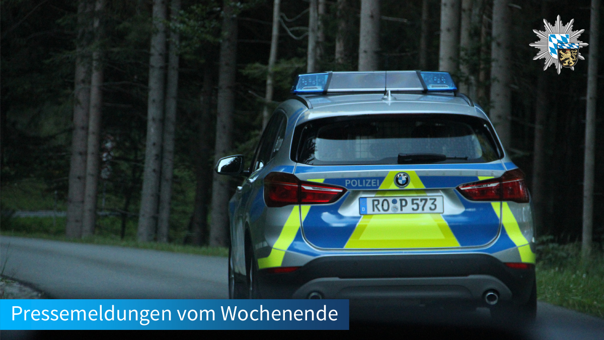 polizeiOBS's tweet photo. Was war los in:
-#Brunnthal #Dietramszell #Pähl
Drei Menschen sterben bei Verkehrsunfällen
-#Siegsdorf
Mann gibt Schüsse von Balkon ab
-#Piding
21-Jähriger wird Opfer eines vers. Tötungsdeliktes
-#Mettenheim
Brand in Bunkerruine
Zu den Pressemeldungen➡
https://t.co/5EwkGX4eHq https://t.co/skLBH8xRxm