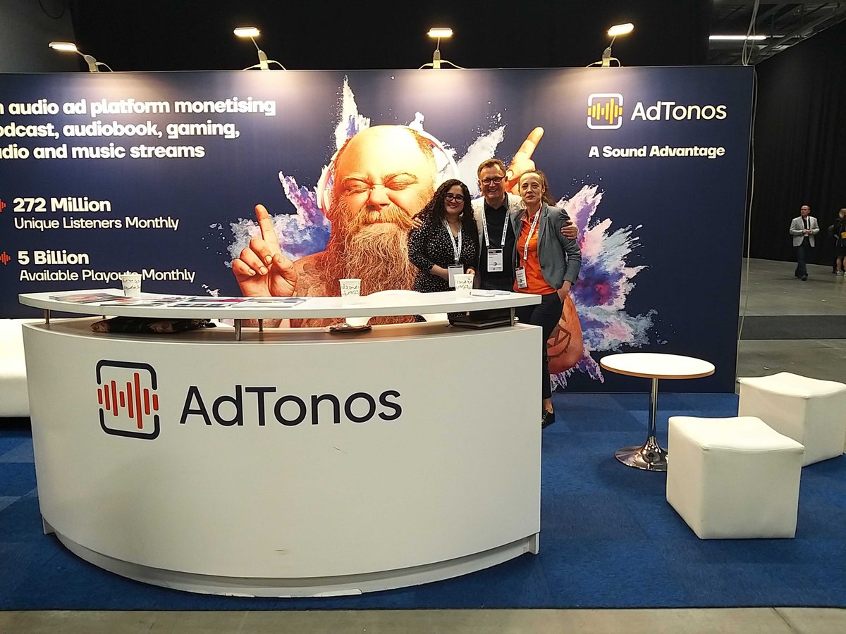 adtonoscom's tweet photo. We are having an amazing time in Malmo! 🚀
A massive thank you to the team at @RadiodaysEurope who put this all together and all of the incredible speakers.
If you’re at RadioDays Europe, don’t forget to visit our stand and say hello!👋
#RDE22 #Startup #DigitalAudioAdvertising https://t.co/qYj2Bw969I