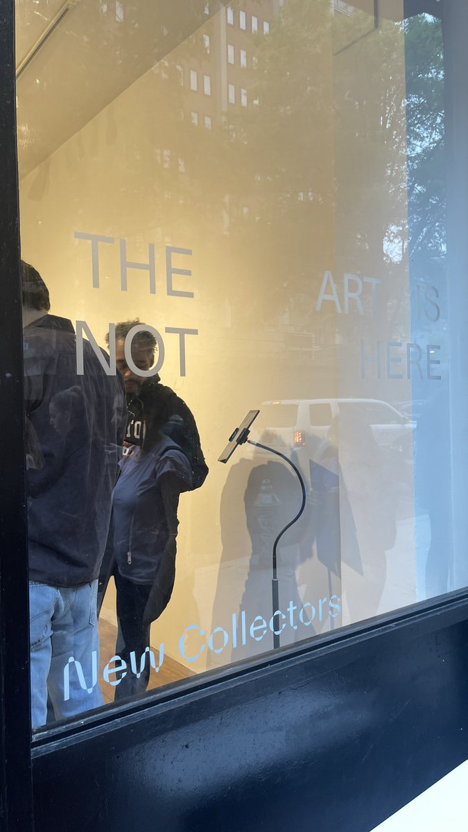 JonSetter's tweet photo. Go check out this great AR NFT exhibition. Presented by @newcollectorsny , @zenshortz and @hoverlayAR 
Featuring works by @emilka_eth, Alex Leav, Brendan Dugan and Timothy Nazzaro. https://t.co/ZyXSAeZ9Nm