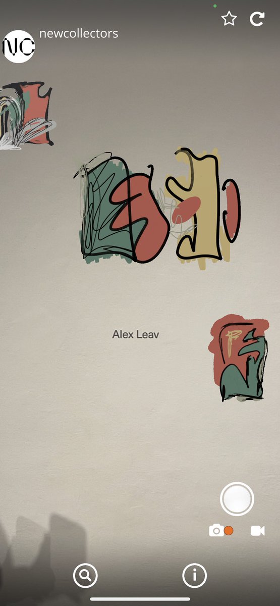 JonSetter's tweet photo. Go check out this great AR NFT exhibition. Presented by @newcollectorsny , @zenshortz and @hoverlayAR 
Featuring works by @emilka_eth, Alex Leav, Brendan Dugan and Timothy Nazzaro. https://t.co/ZyXSAeZ9Nm