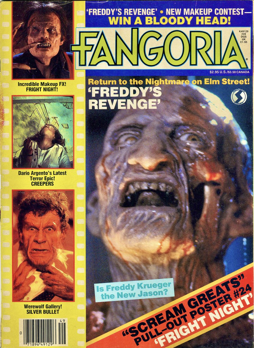 EugWSerra's tweet image. On November 1, 1985, A Nightmare on Elm Street 2: Freddy's Revenge slashed its way into theaters! #ANightmareOnElmStreet2FreddysRevenge #RobertEnglund #MarkPatton #KimMyers #RobertRusler #CluGulager #MarshallBell #HopeLange #JackSholder #ChristopherYoung #Fangoria49