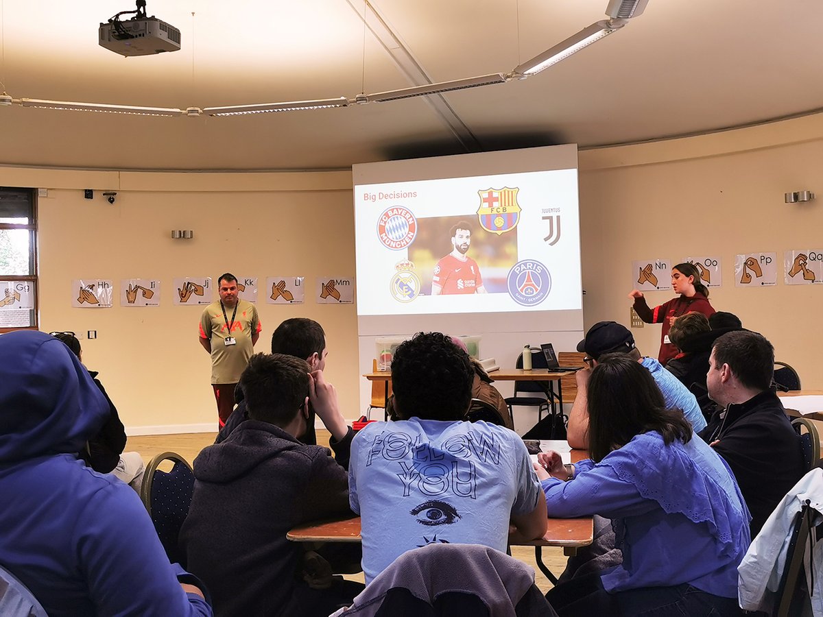 GreenbankColl's tweet photo. @LFCFoundation is delivering a 7 week pathways programme, on employability and citizenship to our students. Lot's of fun activities for our students in the next coming weeks!  #lfc #liverpool #greenbank #citizenship #vocationalstudy https://t.co/C1MzU6p6K3