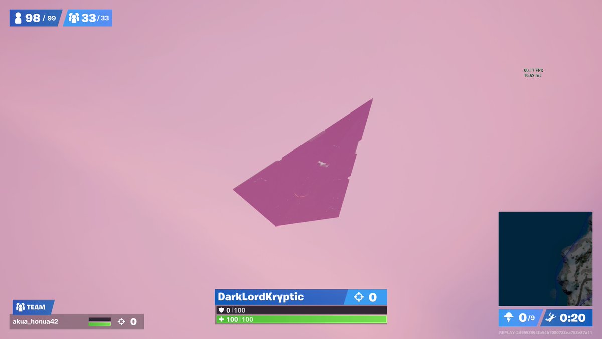 DarkLordKryptic's tweet photo. Does anyone else see this in #Fortnite https://t.co/UKJucirhYR