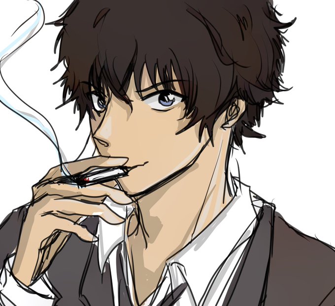 タバコ男子のtwitterイラスト検索結果