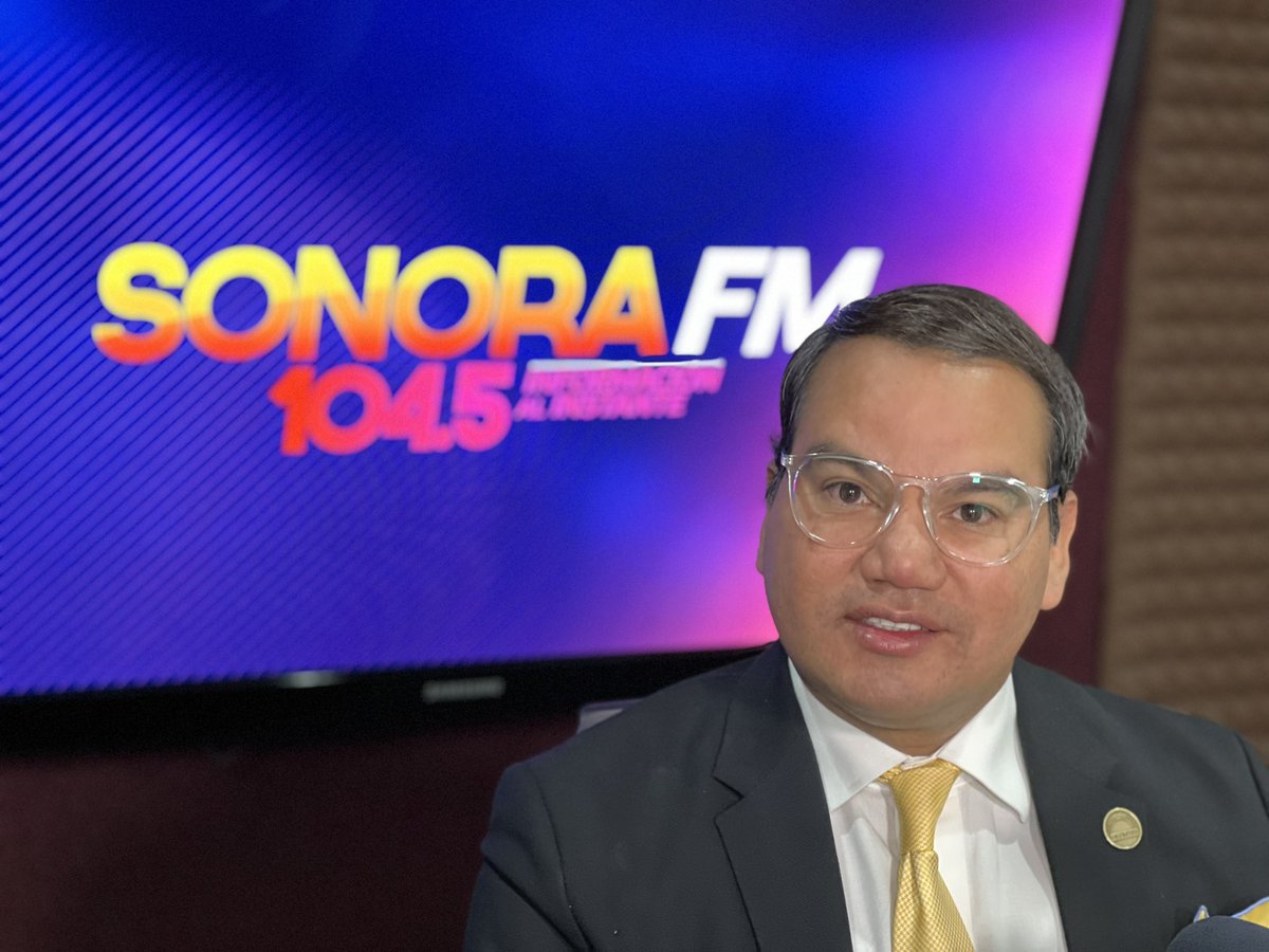 Ya se encuentra en cabina de <a href="/SonoraFM_sv/">Sonora FM</a> junto a <a href="/GracielaRajo/">Graciela Rajo</a> nuestro invitado de esta mañana: el diputado por <a href="/BancadaCyan/">Bancada Cyan 🇸🇻</a> <a href="/nuevasideas/">Nuevas Ideas</a> <a href="/WalterAlemanSV/">Walter Aleman</a> 
Sintonice el 104.5 FM y acompáñenos!