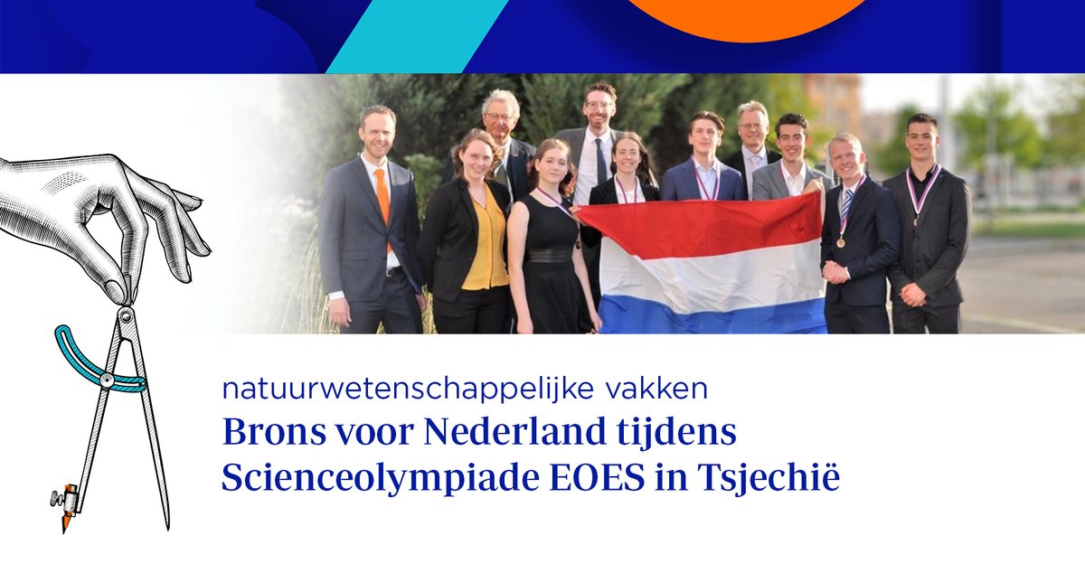 🥉 De twee Nederlandse 5 vwo-teams die deelnamen aan de Scienceolympiade EOES in Tsjechië hebben topprestaties geleverd. Je leest over hun avontuur én bronzen medaille op onze website 👉 bit.ly/39rujNl

#EOES #scienceolympiad