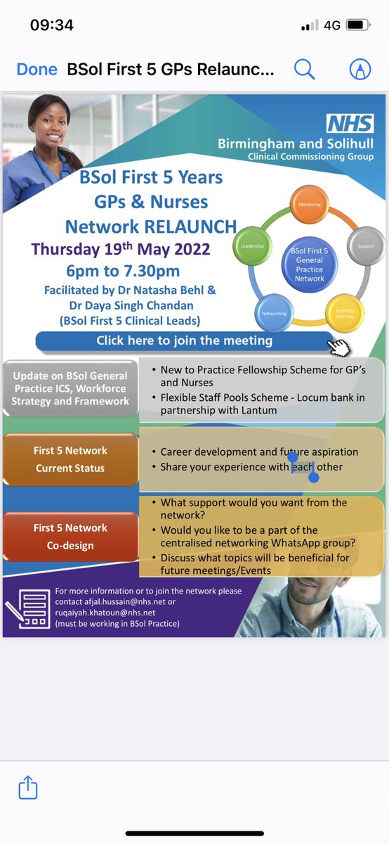 Doc_Natasha's tweet photo. Are you a GP or GPN within the first 5 years of qualification?
Then join us on Thursday for the relaunch of the #BSolFirst5 network!
We want to hear from you! https://t.co/0EoJp7x7Mo